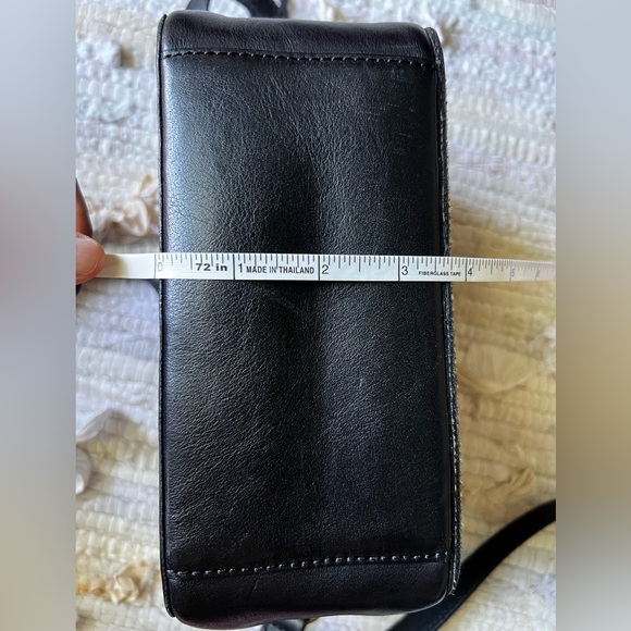 Madewell black leather crossbody purse cheetah 🐆 - Picture 12 of 15